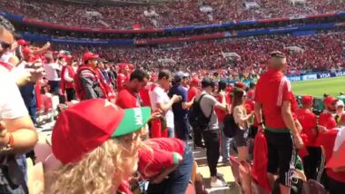 Les marocains présents en force dans le stade