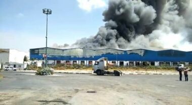 Un entrepôt de stockage prend feu à Mohammedia