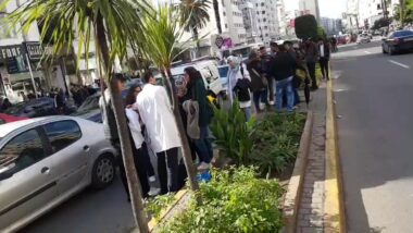 Live: Ambiance dans les rues après la manifestation des enseignants à Casablanca contre la contractualisation