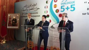 En direct: Déclaration de Nasser Bourita à l'occasion de la 8ème Conférence ministérielle du Dialogue 5+5 sur la Migration et le Développement