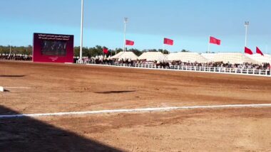 En direct: SALON DU CHEVAL D'EL JADIDA, DOUZIÈME ÉDITION, Grand prix de sa majesté le roi mohammed VI de Tbourida