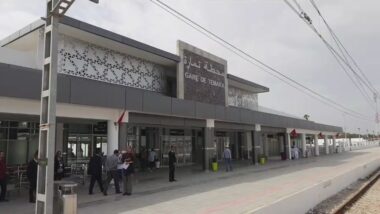 En direct: Visite de presse de la nouvelle gare de Témara
