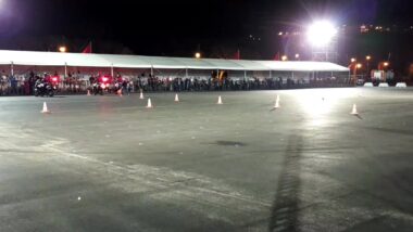 En direct: 3ème édition des journées portes ouvertes de la DGSN, Démonstration: brigade motocycliste