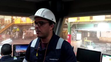 En direct. Visite de Bled Solb, l'unité de production d'acier de Maghreb Steel