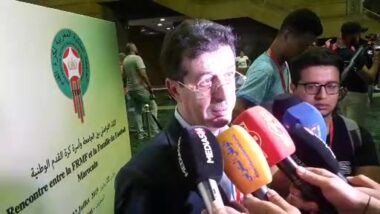 Live: Rencontre Entre La FRMF Et La Famille Du Football Marocain À Skhirat  Abdelmalek Abroun : Ex Président du Maghreb de Tetouan et membre du bureau administratif