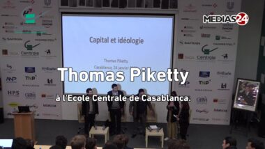 En direct : Thomas Piketty à l'école centrale de Casablanca.