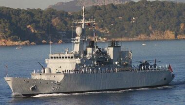 La frégate Mohammed V en escale à Brest
