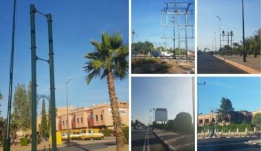 A Marrakech, des dizaines de panneaux publicitaires installés