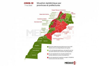 Covid-19. Voici la répartition par provinces et préfectures au 7 mai