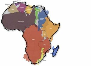 La surprenante carte qui donne un nouvelle image de l’Afrique