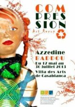 «Compression-art Recup» de Azzedine Baddou à la Villa des Arts
