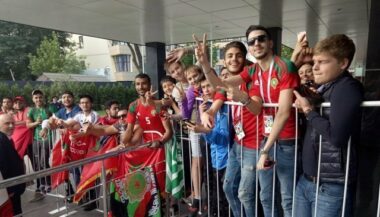 Mondial 2018: Les supporters marocains mettent l'ambiance en Russie