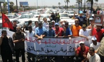 Agréments : 1.000 taxis en colère ont paralysé l’entrée de Casablanca jeudi matin