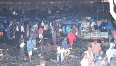 Casablanca: un incendie dans un camp de migrants près de la gare routière Ouled Ziane