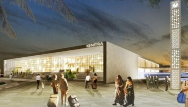 La gare de Kénitra vue par Abdelwahed Mountassir