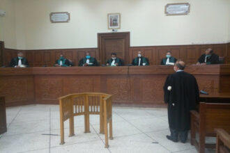 Les masques de protection obligatoires dans les tribunaux