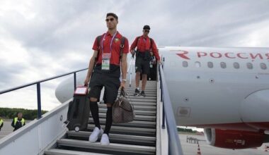 Les Lions de l'Atlas sont arrivés à Kaliningrad