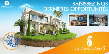 &ldquo;Villas d'Anfa 3&rdquo;: des résidences haut standing à Dar Bouazza signées AnfaRealties