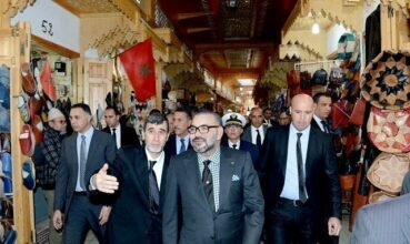 Le Roi Mohammed VI inspecte les travaux de la médina de Rabat