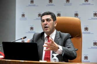 Conférence de presse de Saaid Amzazi