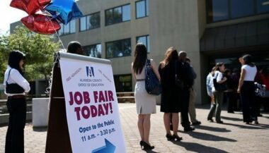 Etats-Unis: le nombre de nouveaux chômeurs au plus bas depuis plus de cinq ans