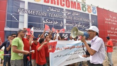 Incendie au Bricoma de Rabat: Les salariés protestent