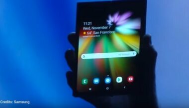 Samsung dévoile son premier écran pliable