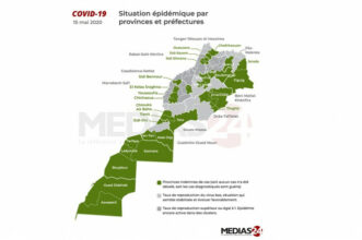Covid-19. Trois nouvelles provinces sans cas actifs (15 mai)