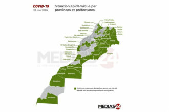 40 provinces en zone verte: la situation au mardi 26 mai à 18H