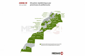 39 provinces sans Covid-19, dont Ouarzazate et Chichaoua (vendredi 29 mai à 18H)