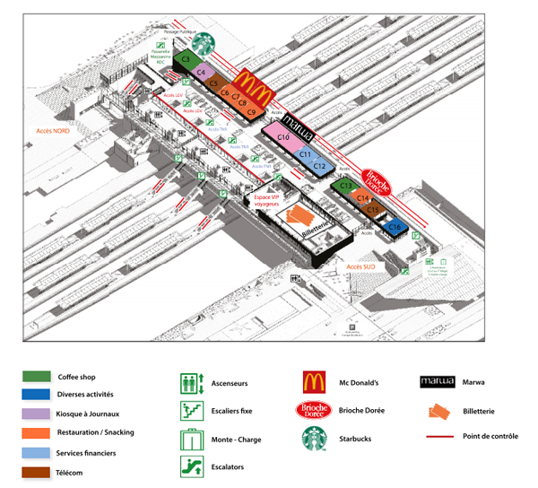 Oncf: Commercialisation des locaux commerciaux dans les nouvelles gares LGV