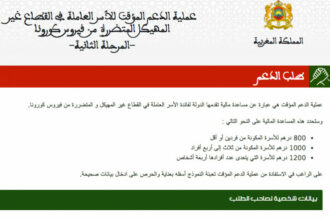 En vidéo, l'indemnité dédiée aux ménages sans-Ramed