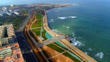 Promenade maritime de la mosquée Hassan II: les travaux sont à 93% d'avancement (images)
