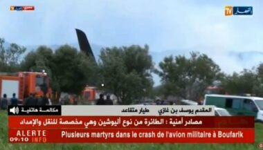 Algérie: 257 morts dans le crash d'un avion militaire