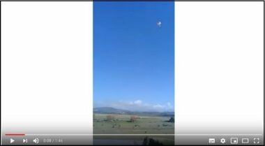 Mirage F-1: le moment du crash et de l'éjection du pilote (vidéo)
