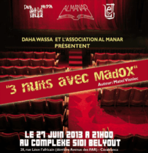 «3 nuits avec Madox», nouvelle pièce théâtrale de Daha Wassa
