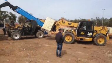 DGSN : Destruction de bouteilles d'alcool illégal saisies à Casablanca (2)