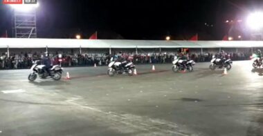 Démonstration: brigade motocycliste