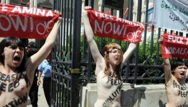 Les Femen européennes s'excusent de leur action seins nus à Tunis