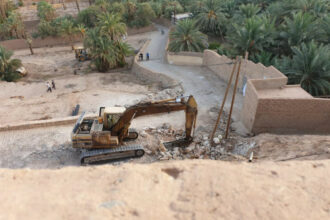 A 80% d'avancement, les travaux routiers au sein de l'oasis de Figuig suspendus