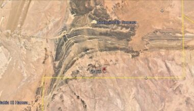 Sahara. Tifariti et Bir Lahlou vus par satellite (Google Earth)