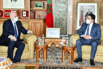 Le président de la Fifa arrive au Maroc