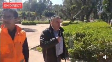 En direct: Visite du chantier du parc de la ligue arabe