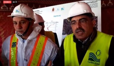 Lydec : Visite de la galerie de stockage des eaux pluviales à Hay Sadri