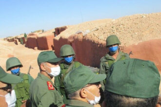 Une délégation de l'Etat Major des FAR en visite à Mahbes