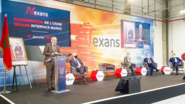 Industrie: Nexans inaugure une nouvelle usine à Nouaceur