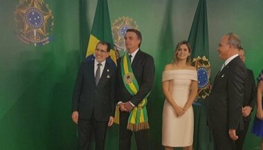 Elotmani à l'investiture du nouveau président brésilien