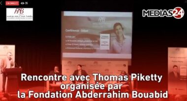 Rencontre avec Thomas Piketty organisée par la Fondation Abderrahim Bouabid