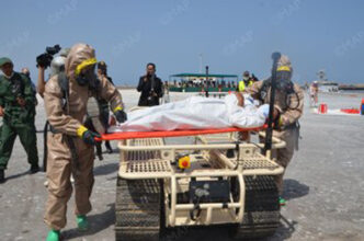 African Lion 2021: opération de décontamination au port militaire d'Agadir