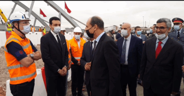 Route Oulad Ziane: visite du pont BHNS, le nouveau pont ''bow string''